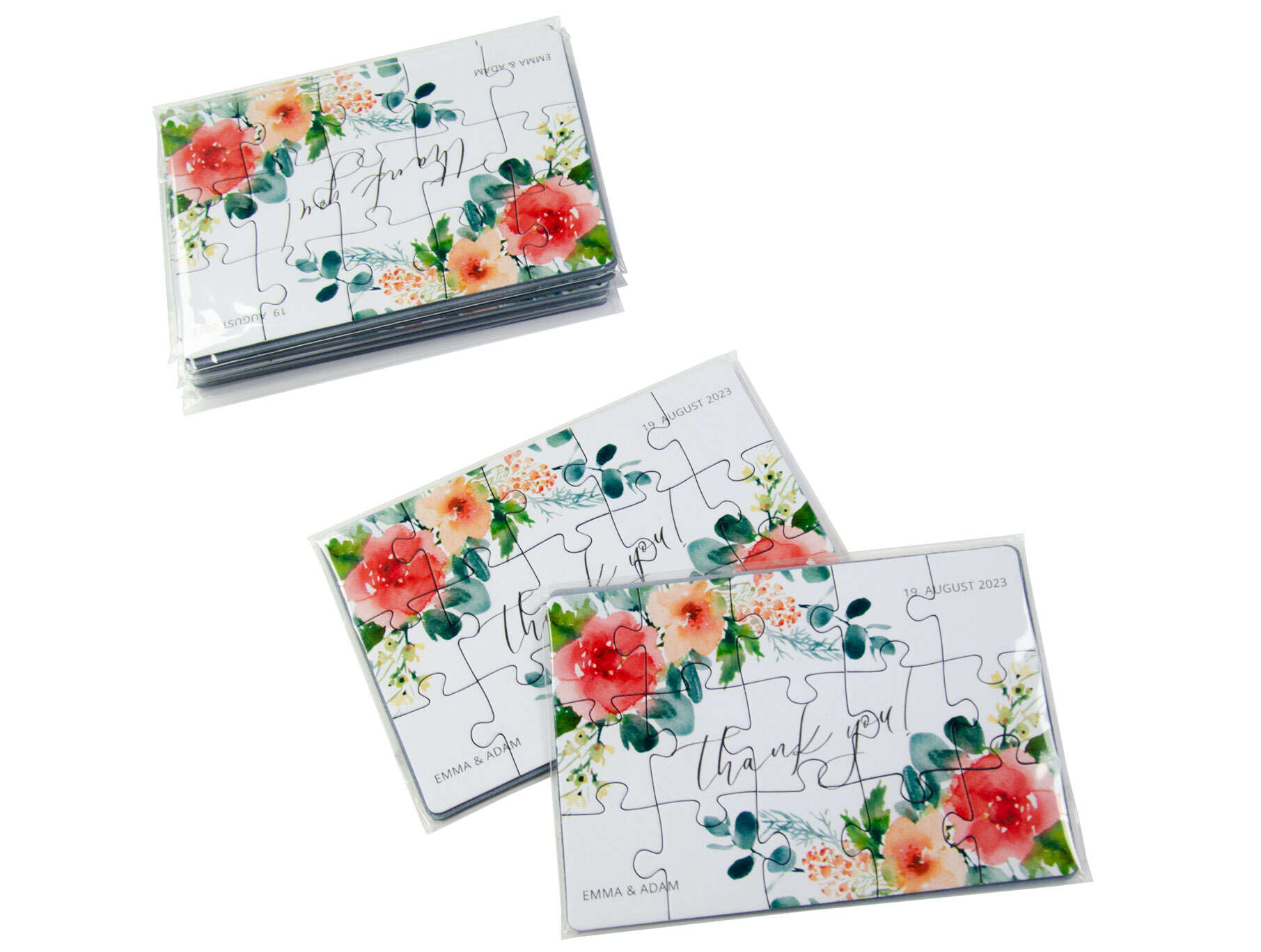 Puzzle karty 15 dielikov - 100 ks